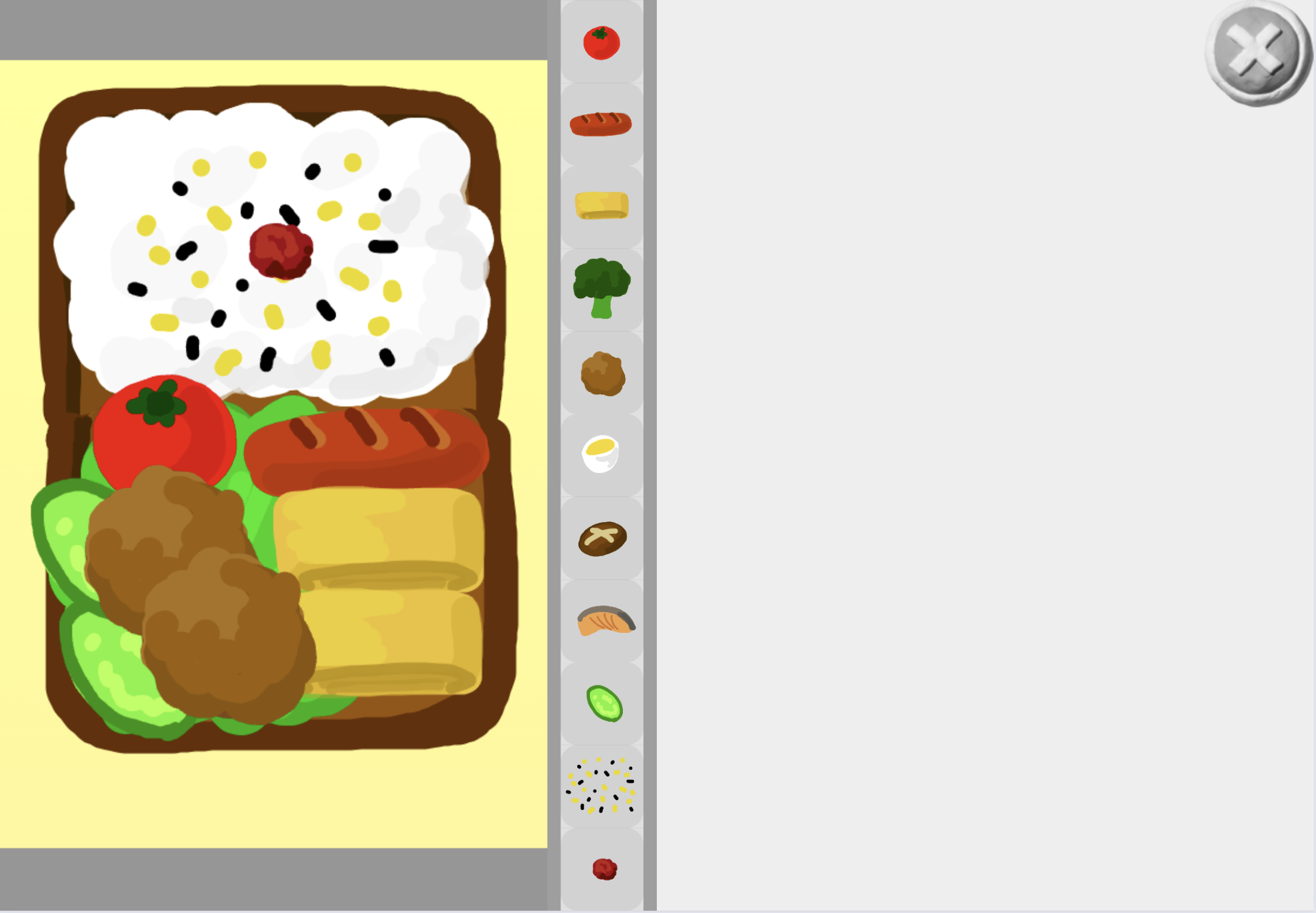 ゆびあそび画面